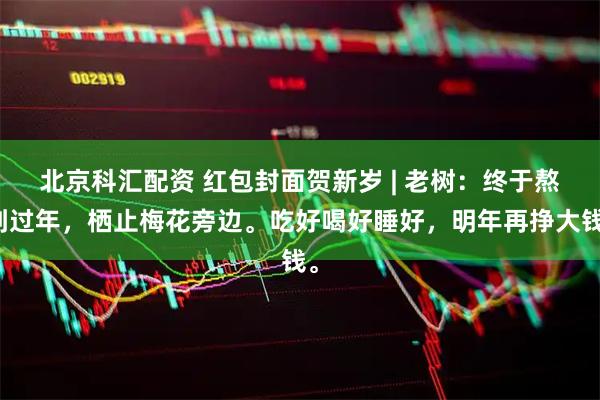 北京科汇配资 红包封面贺新岁 | 老树：终于熬到过年，栖止梅花旁边。吃好喝好睡好，明年再挣大钱。